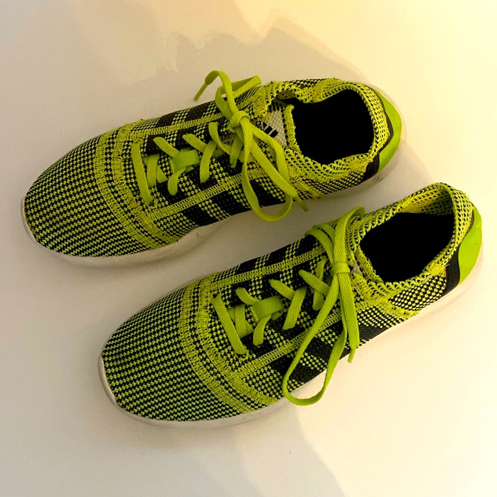Adidas Womens Element Refine M21533 Green Running Shoes Sneakers Size 8